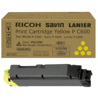 408317 / P C600 - toner de marque Ricoh - jaune