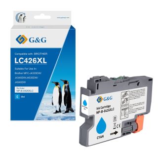 LC426XLC - cartouche qualité premium compatible Brother - cyan
