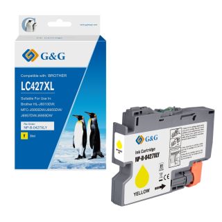 LC427XLY - cartouche qualité premium compatible Brother - jaune