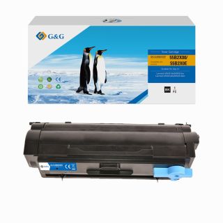 55B2X0E - toner qualité premium compatible Lexmark - noir