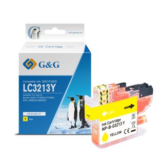 LC3213Y - cartouche qualité premium compatible Brother - jaune