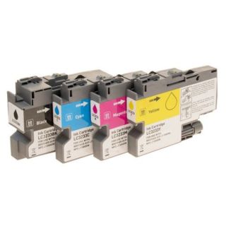 LC3233BK - cartouches qualité premium compatible Brother - multipack 4 couleurs : noire, cyan, magenta, jaune