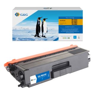 TN325C - toner qualité premium compatible Brother - cyan