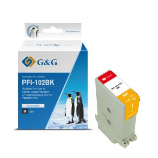0895B001 / PFI-102 BK - cartouche qualité premium compatible Canon - noire