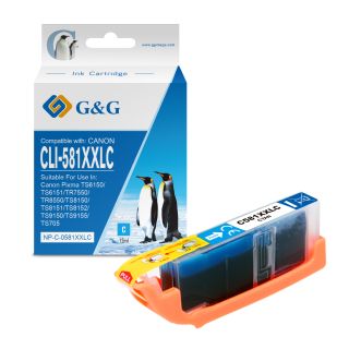 1995C001 / CLI-581 CXXL - cartouche qualité premium compatible Canon - cyan