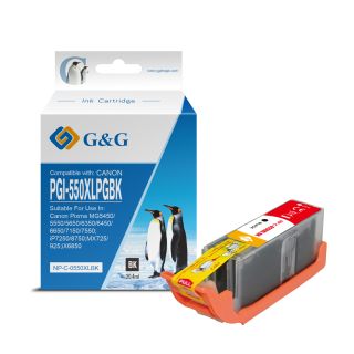 6431B001 / PGI-550 PGBKXL - cartouche qualité premium compatible Canon - noire