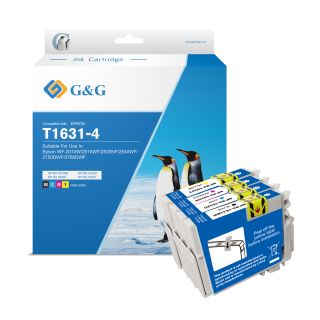C13T16364010 / 16XL - cartouches qualité premium compatible Epson - multipack 4 couleurs : noire, cyan, magenta, jaune