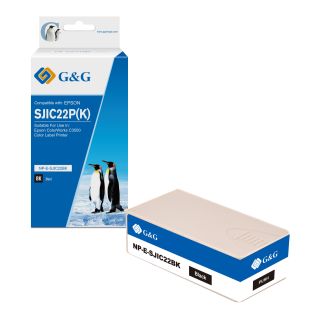 C33S020601 / SJI-C-22-P-(K) - cartouche qualité premium compatible Epson - noire