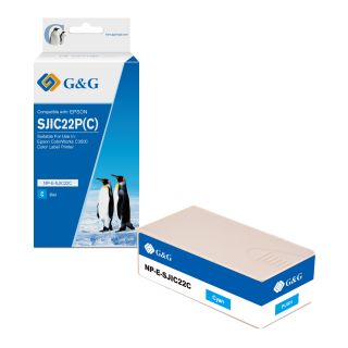 C33S020602 / SJI-C-22-P-(C) - cartouche qualité premium compatible Epson - cyan