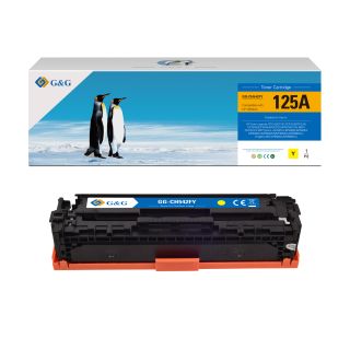 CB542A / 125A - toner qualité premium compatible HP - jaune