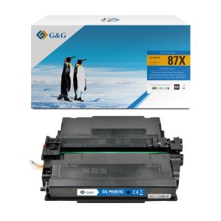 CF287X / 87X - toner qualité premium compatible HP - noir