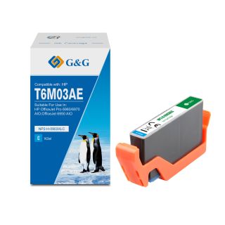 T6M03AE / 903XL - cartouche qualité premium compatible HP - cyan