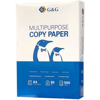 Ramette de Papier blanc - 500 feuilles - A4 (210 x 297 mm) - 80 g/m² marque G&G