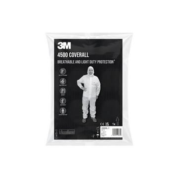 3M Vêtement de protection 4500, cat. 1, L, blanc