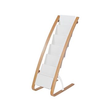 ALBA Porte-brochures, 6 compartiments, largeur: 340 mm,blanc