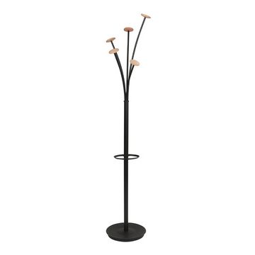ALBA Portemanteau FESTIVAL, hauteur: 1.870 mm, noir/bois