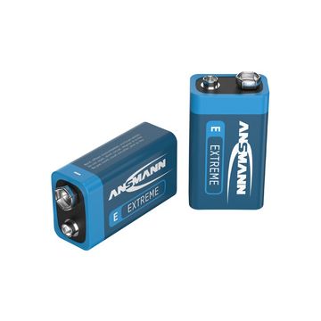 ANSMANN EXTREME LITHIUM E-bloc 9V (6AM6), 10,8V, 600 mAh