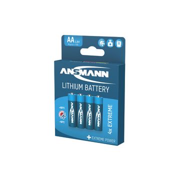 ANSMANN Pile EXTREME LITHIUM, Mignon AA, blister de 4