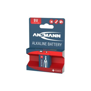 ANSMANN Pile alcaline "RED", E-bloc 9V