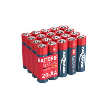 ANSMANN Pile alcaline "RED", Mignon AA, lot de 40