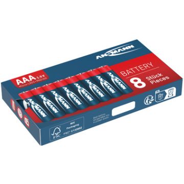 ANSMANN Pile alcaline, Micro AAA, lot de 8
