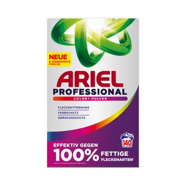 ARIEL PROFESSIONAL Lessive en poudre Color+, 140 lavages ARIEL PROFESSIONAL Lessive en poudre Color+, 140 lavages