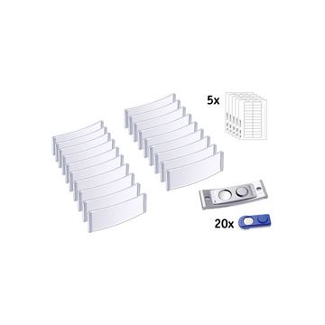 AVERY Zweckform Badge, 68 x 22 mm, set de 20, argent