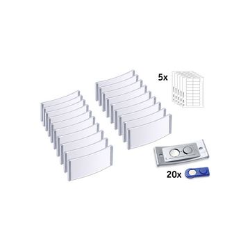 AVERY Zweckform Badge, 70 x 30 mm, set de 20, argent AVERY Zweckform Badge, 70 x 30 mm, set de 20, argent