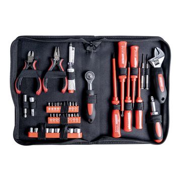 BRÜDER MANNESMANN Set d'outils pour électronique, 45 pièces