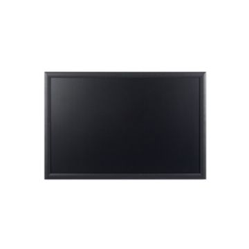 Bi-Office Tableau noir, cadre noir, 1.200 x 900 mm