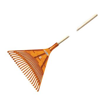 Bradas Balai à feuilles Quick Fit, manche en bois, 22 dents