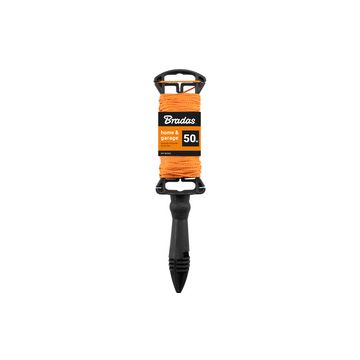 Bradas Cordeau de maçon sur bobine, 50 m, orange