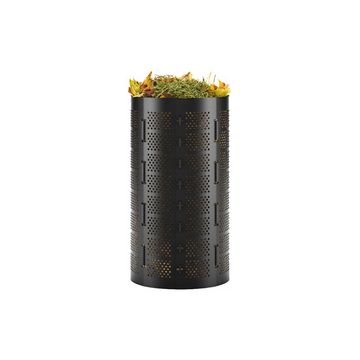 Bradas Poubelle à compost, 180 litres, en HDPE, noir