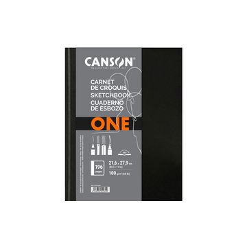 CANSON Carnet de croquis ONE, 279 x 356 mm, noir