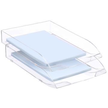 CEP Corbeille à courrier Confort A4, transparent x6