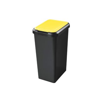 CEP Poubelle de tri sélectif Touch & Lift, 45 litres, jaune