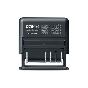 COLOP Tampon à formules Mini-Info-Dater S120/WD, FR, noir