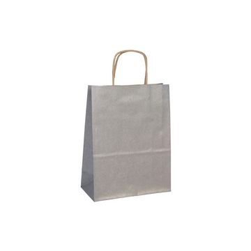 Clairefontaine Sac en papier, grand, argent