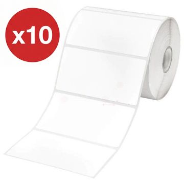 RDS03E1 - &eacute;tiquettes compatible Brother - blanche - pack de 10