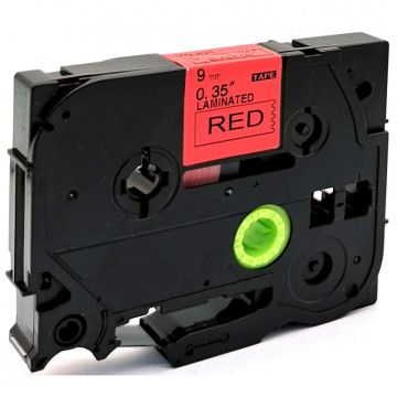 TZE421 - ruban cassette compatible Brother - noir, rouge