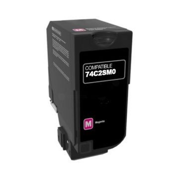 74C2SM0 - toner compatible Lexmark - magenta