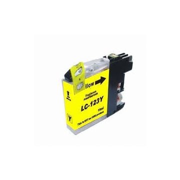 LC123Y - cartouche compatible Brother - jaune