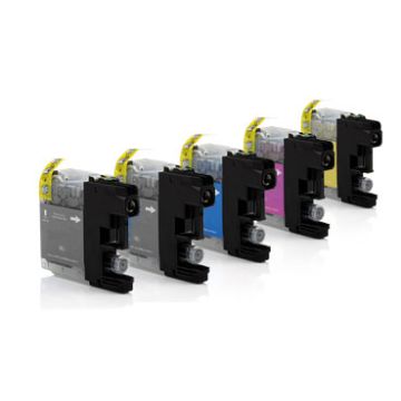 LC127XLVALBP - cartouches compatible Brother - multipack 4 couleurs : noire, cyan, magenta, jaune