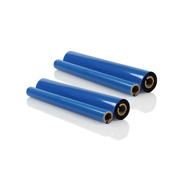 PC72RF - Rouleau transfert thermique compatible Brother - Pack x2  - noir 