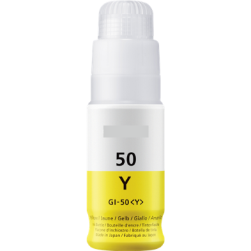 3405C001 / GI-50 Y - bouteille d'encre compatible Canon - jaune