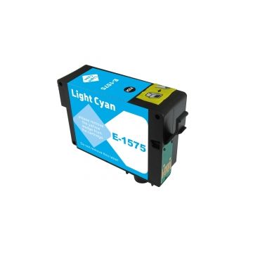 C13T15754010 / T1575 - cartouche compatible Epson - cyan photo