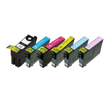 378XL / C13T37984010 - Cartouches compatibles Epson - Multipack 6 cartouches (BK,C,M,Y,PM,PC)
