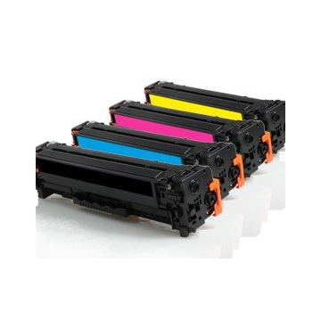 CC530-3 / 304A - Toners compatibles HP - (BK,C,M,Y) - pack de 4