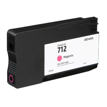 3ED68A / 712 - cartouche compatible HP - magenta