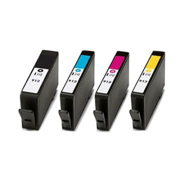 912XL / 3YP34AE - Cartouches compatibles HP - Multipack 4 couleurs (BK,C,M,Y)